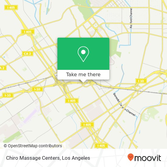 Chiro Massage Centers map