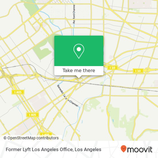 Former Lyft Los Angeles Office map