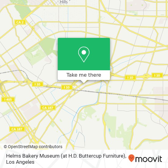 Mapa de Helms Bakery Museum (at H.D. Buttercup Furniture)