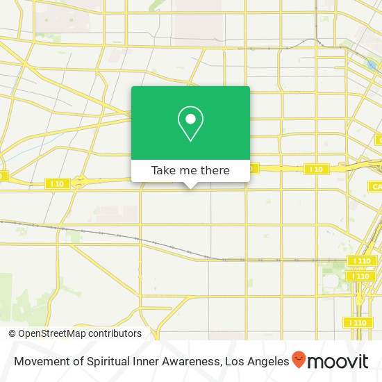 Movement of Spiritual Inner Awareness map