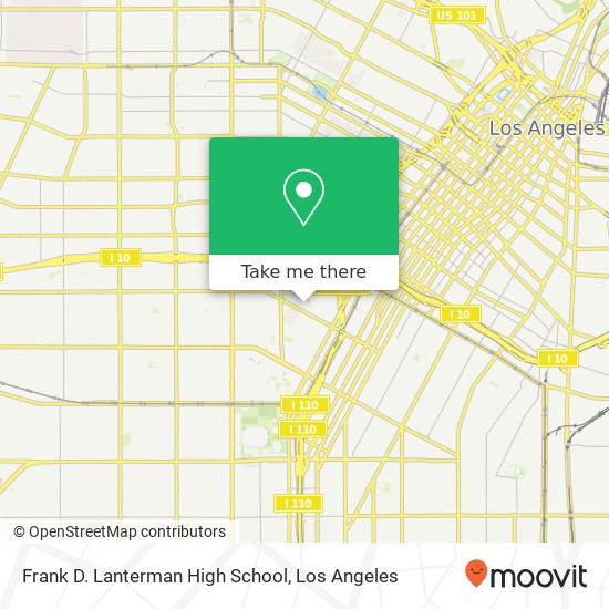 Frank D. Lanterman High School map