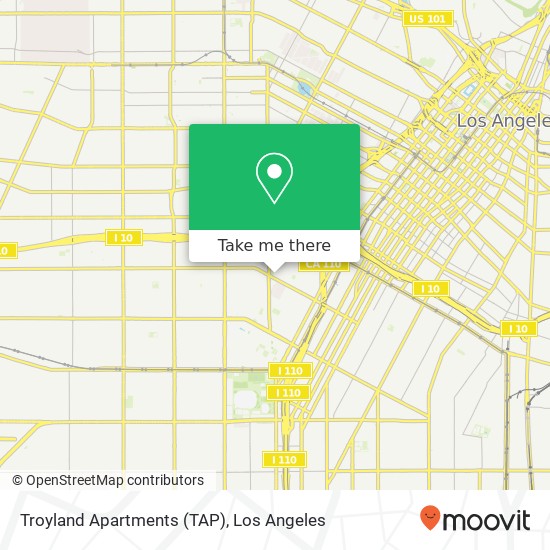 Troyland Apartments (TAP) map