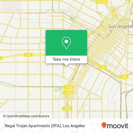Regal Trojan Apartments (RTA) map