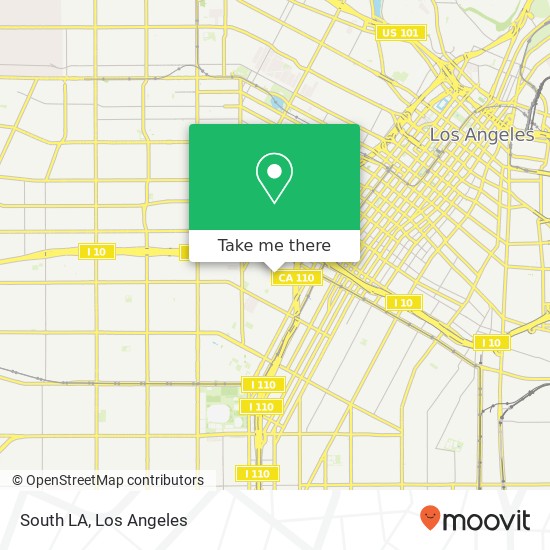 South LA map