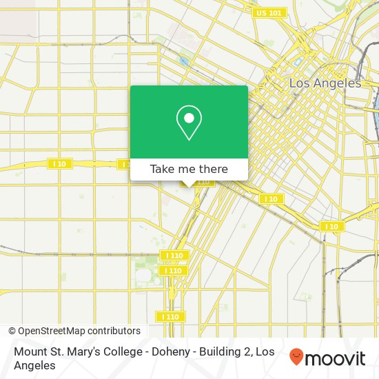 Mapa de Mount St. Mary's College - Doheny - Building 2