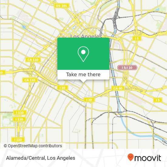 Alameda/Central map