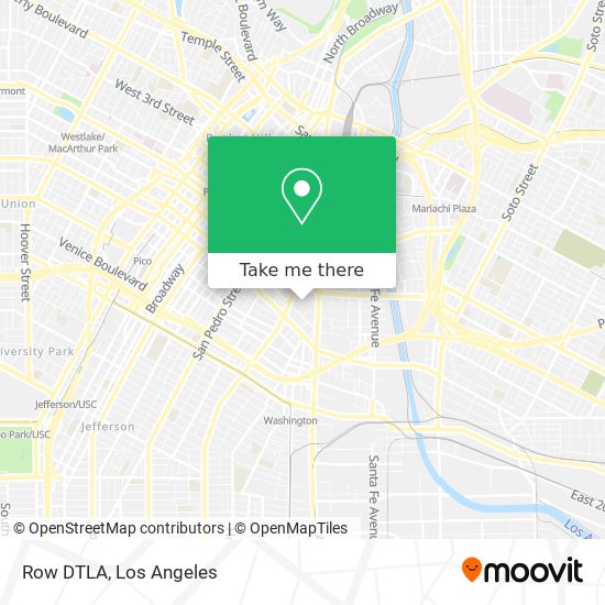 Row DTLA map