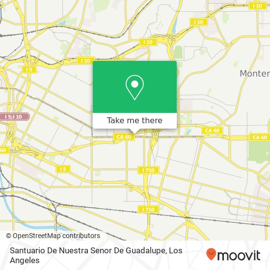 Mapa de Santuario De Nuestra Senor De Guadalupe