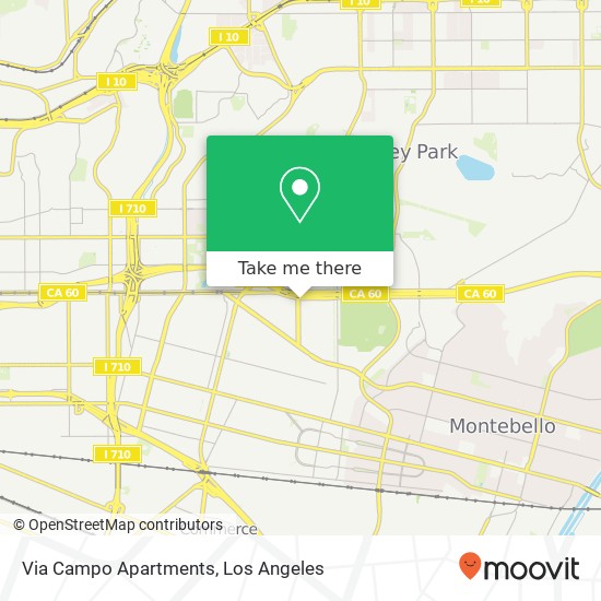 Via Campo Apartments map