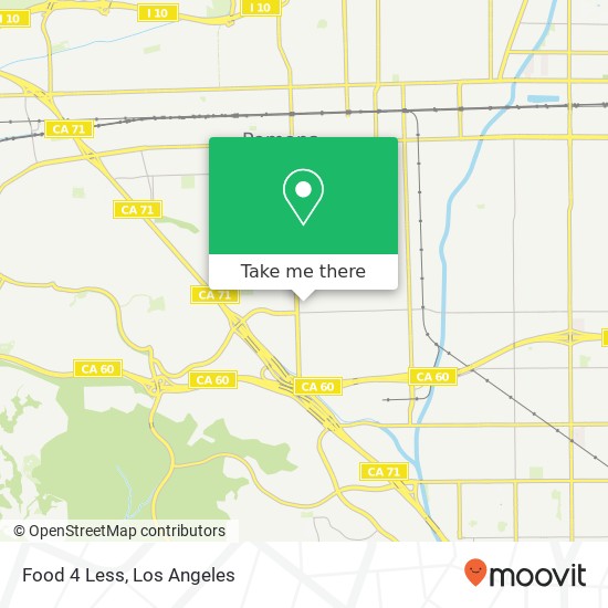 Mapa de Food 4 Less