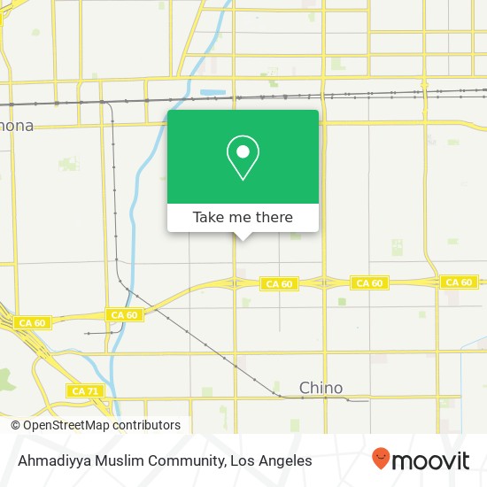 Ahmadiyya Muslim Community map