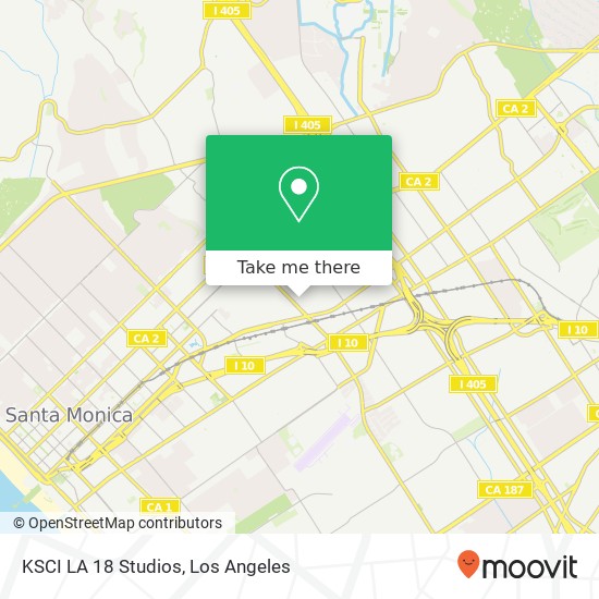 KSCI LA 18 Studios map