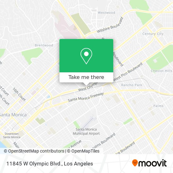 Mapa de 11845 W Olympic Blvd.