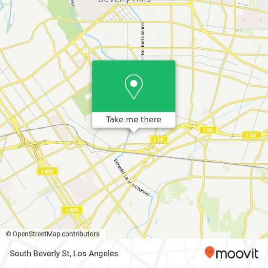 Mapa de South Beverly St