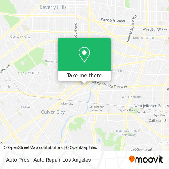 Auto Pros - Auto Repair map