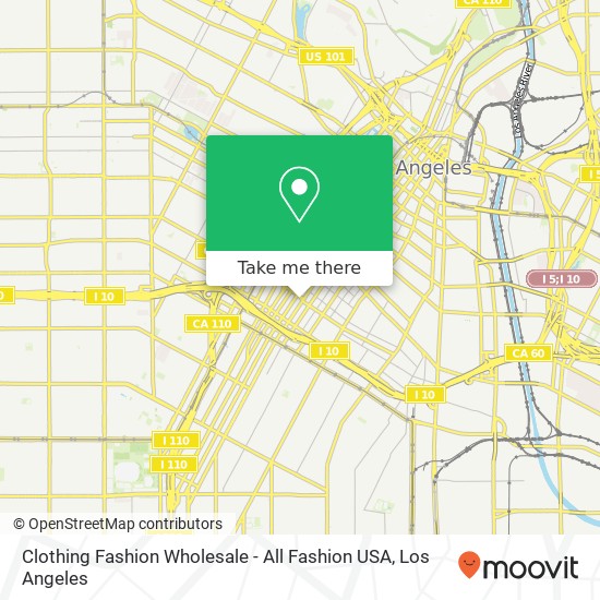 Clothing Fashion Wholesale - All Fashion USA map