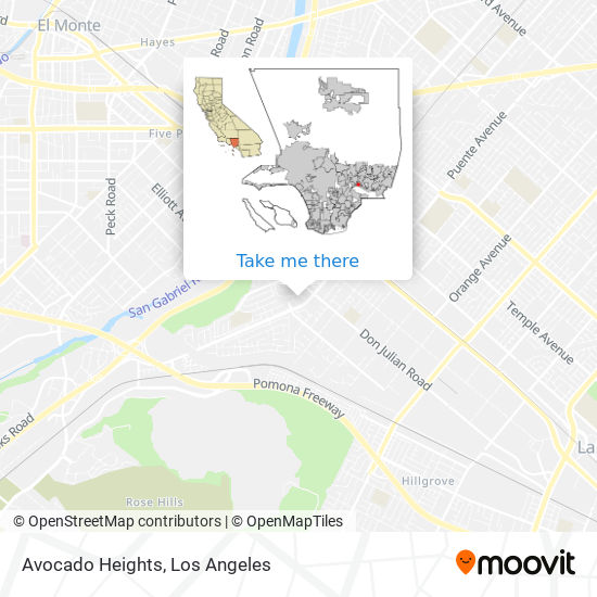 Avocado Heights map