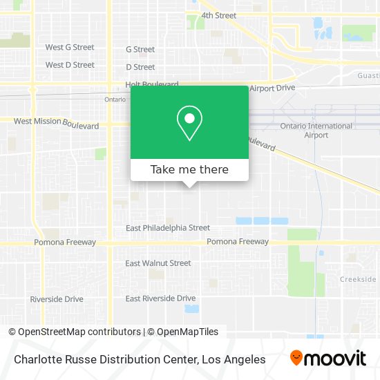 Mapa de Charlotte Russe Distribution Center