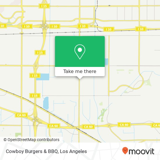 Cowboy Burgers & BBQ map