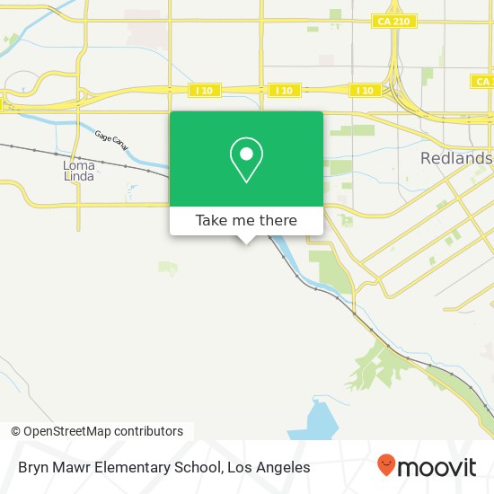 Bryn Mawr Elementary School map