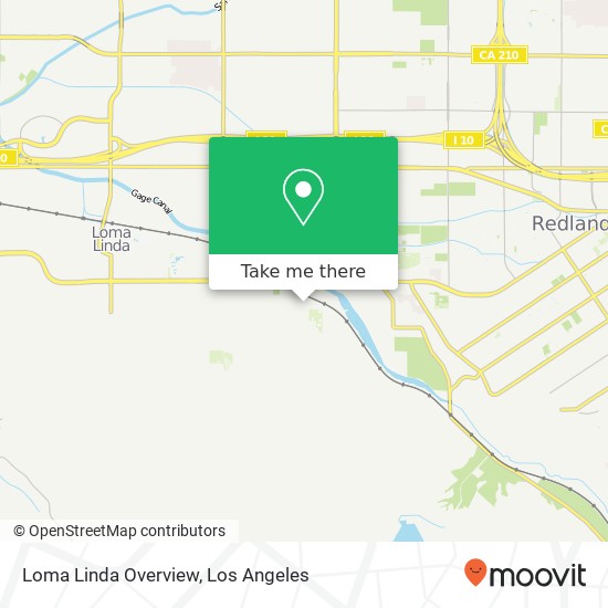 Loma Linda Overview map