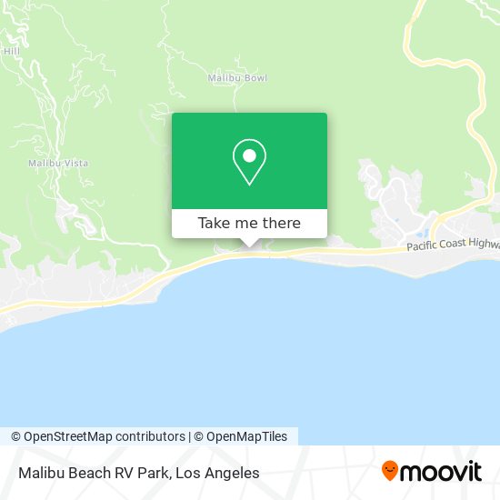 Mapa de Malibu Beach RV Park