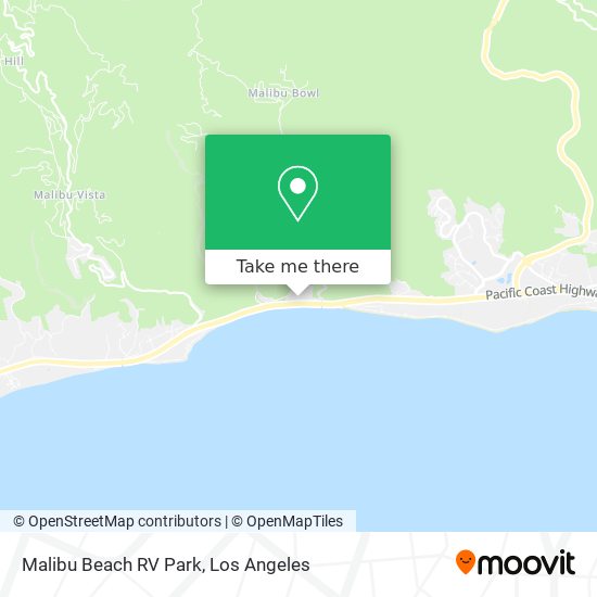 Malibu Beach RV Park map