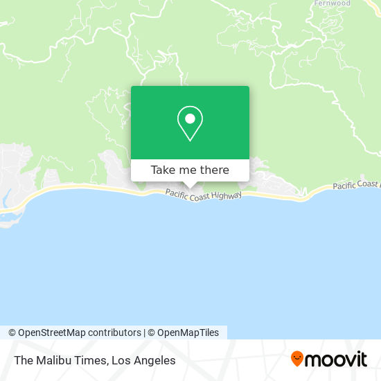 The Malibu Times map