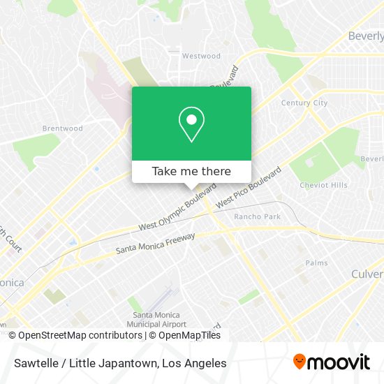 Sawtelle / Little Japantown map