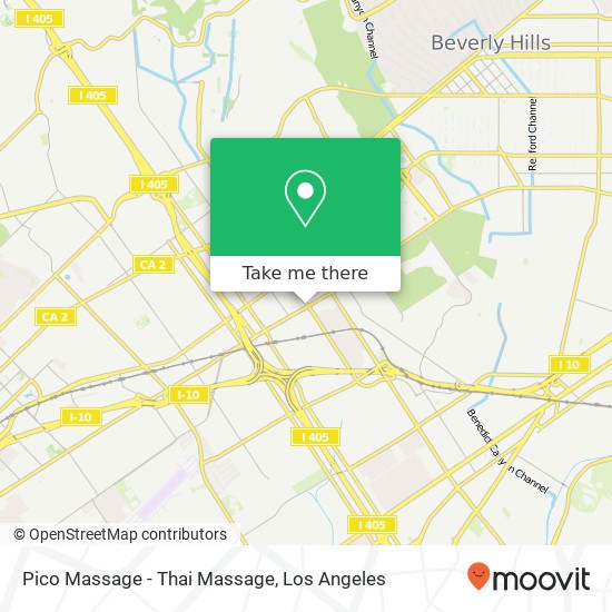 Pico Massage - Thai Massage map