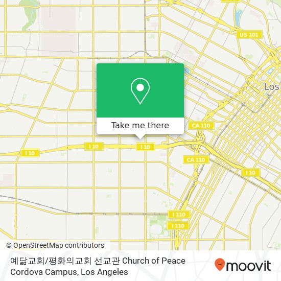 예닮교회 / 평화의교회 선교관 Church of Peace Cordova Campus map