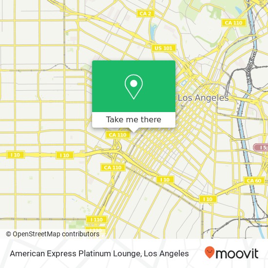 American Express Platinum Lounge map