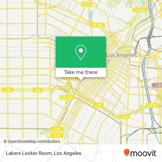 Lakers Locker Room map