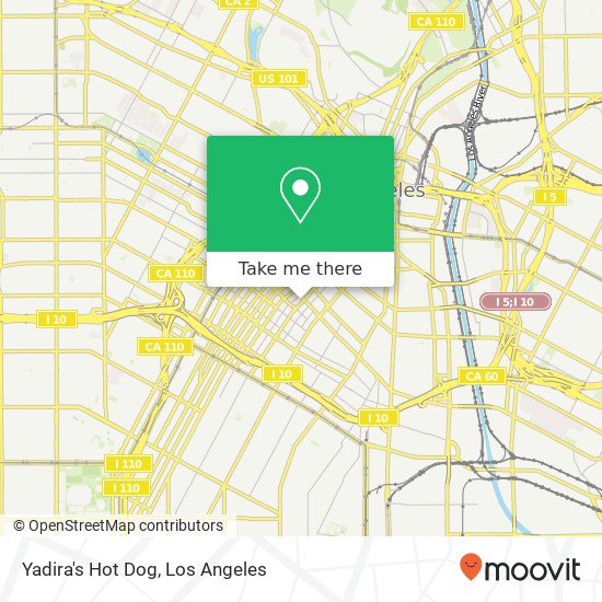 Yadira's Hot Dog map