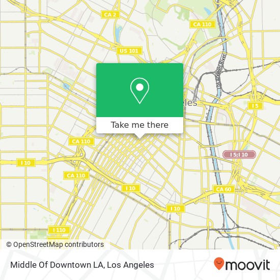 Mapa de Middle Of Downtown LA