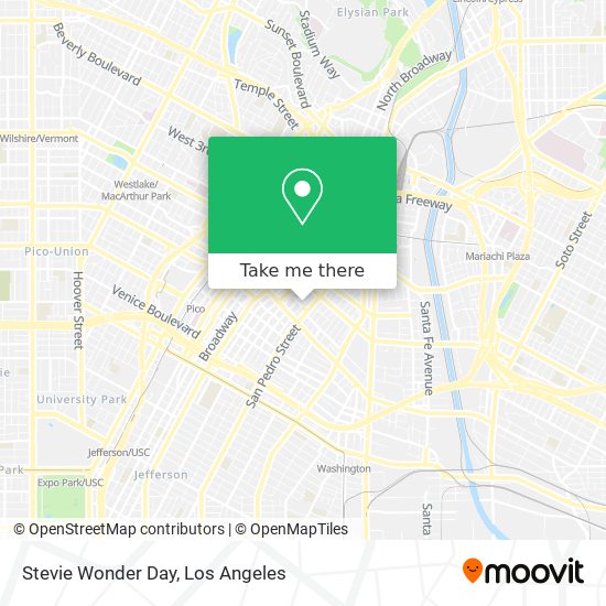 Stevie Wonder Day map