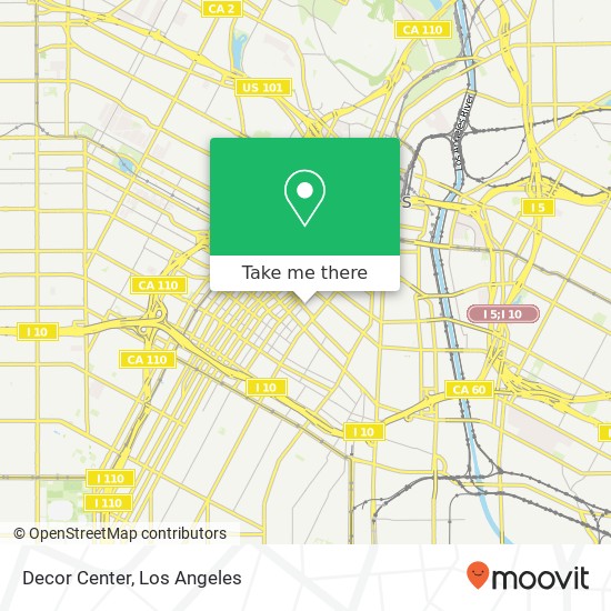 Decor Center map