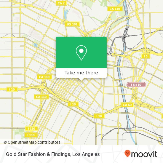 Gold Star Fashion & Findings map