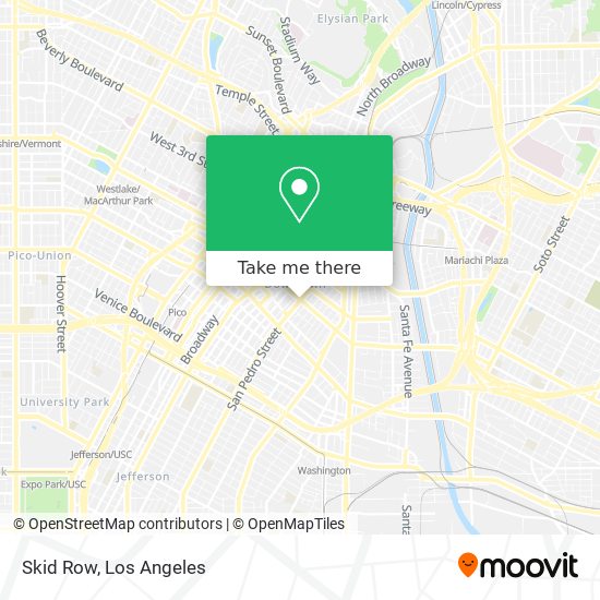 los angeles skid row map