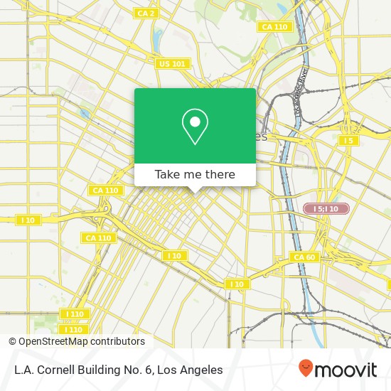 L.A. Cornell Building No. 6 map