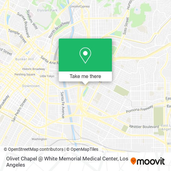 Olivet Chapel @ White Memorial Medical Center map