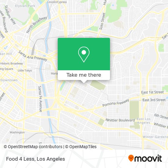 Food 4 Less map