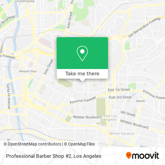 Professional Barber Shop #2 map