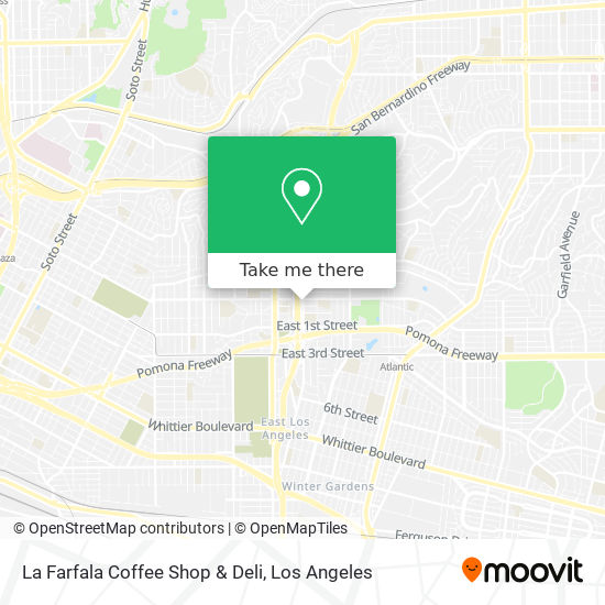 Mapa de La Farfala Coffee Shop & Deli
