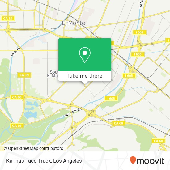 Karina's Taco Truck map