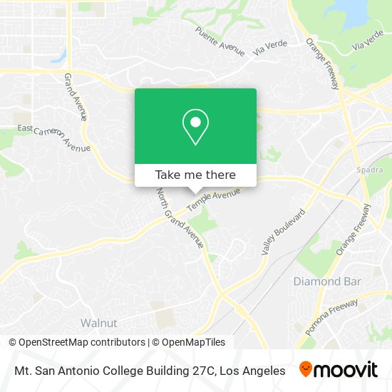 Mt. San Antonio College Building 27C map