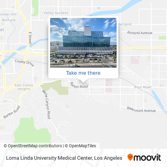 Loma Linda University Medical Center map