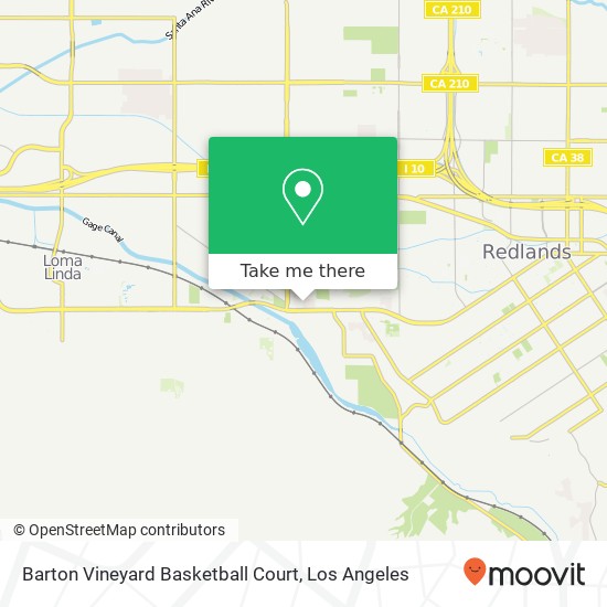 Barton Vineyard Basketball Court map