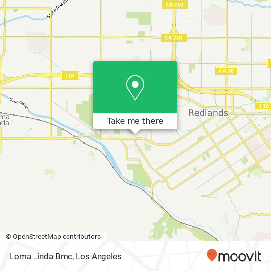 Loma Linda Bmc map