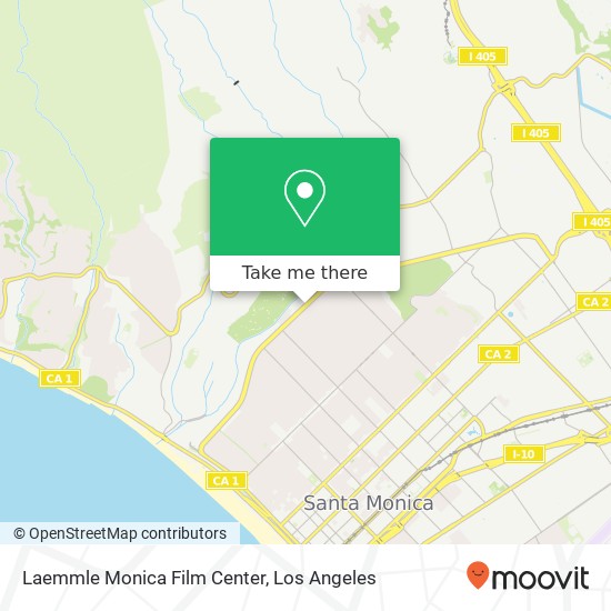 Mapa de Laemmle Monica Film Center